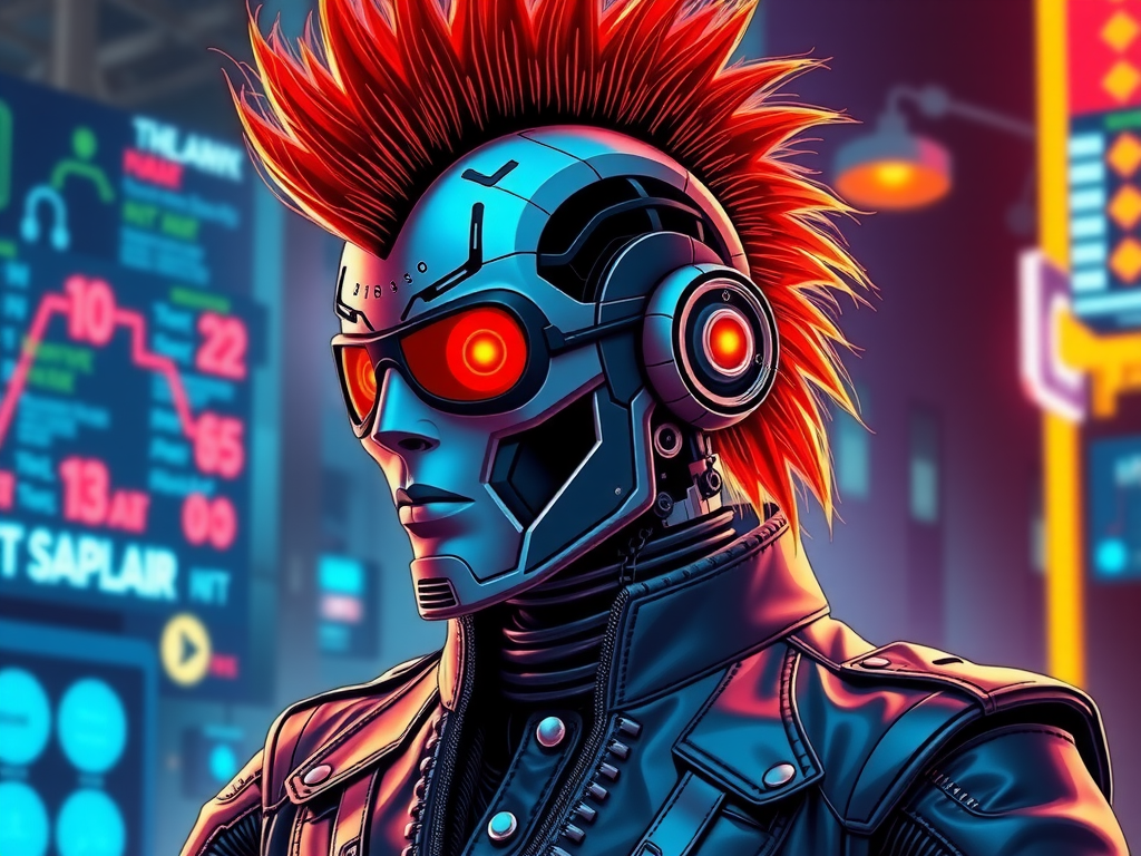 Robot punk configurando Caddy reverse proxy con SSL automático en homelab 2025