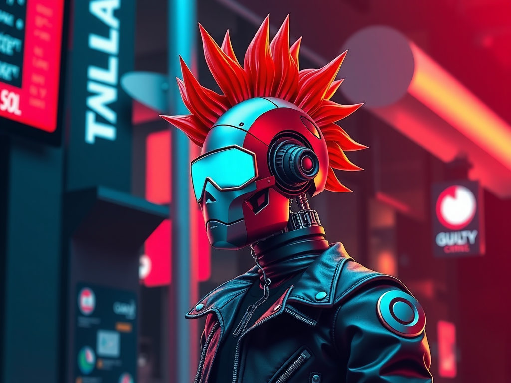 Robot punk configurando Caddy reverse proxy con SSL automático en homelab 2025