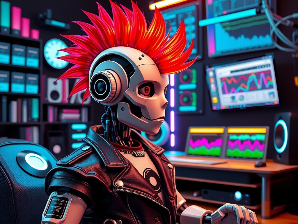 autogpt agentes autónomos auto-loop ejecutando tareas continuamente en entorno cyberpunk 2026